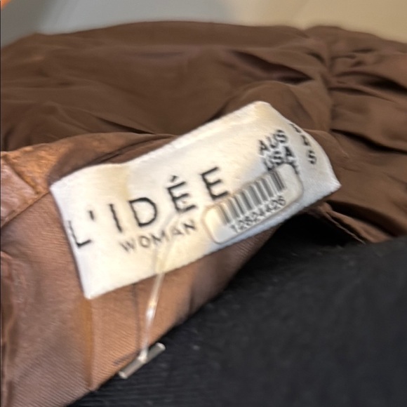 L’IDÉE Women’s 4 Maxi Ruched Long Sleeve  Pleated Gown - Picture 2 of 5